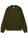 Diagonal Raised Fleece Sweatshirt Ivy Green - CP COMPANY - BALAAN 2