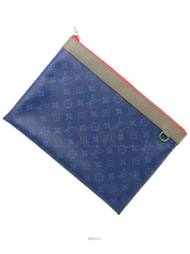 Pochette Apollo Clutch Kim Jones Split Outdoor M63047 - LOUIS VUITTON - BALAAN 9