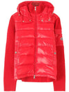 Zip-Up Padded Tricot Cardican Red - MONCLER - BALAAN 2