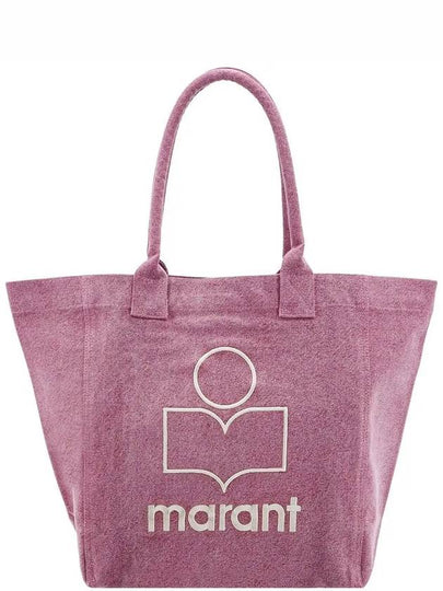 Yenky Logo Washed Cotton Tote Bag Pink - ISABEL MARANT - BALAAN 2