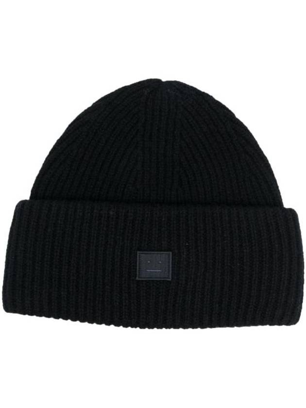 Small Face Logo Beanie Black - ACNE STUDIOS - BALAAN 2