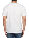 Slimfit Cotton Jersey Short Sleeve T-shirt White - STONE ISLAND - BALAAN 5