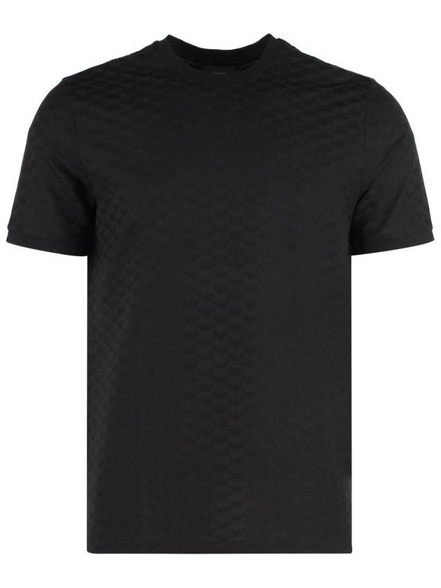 short sleeve t-shirt black - EMPORIO ARMANI - BALAAN 4