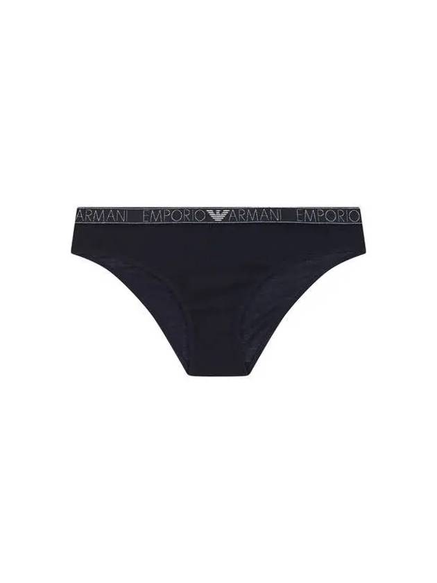 UNDERWEAR Women s Glitter Logo Banding Cotton Briefs Black 271648 - EMPORIO ARMANI - BALAAN 1