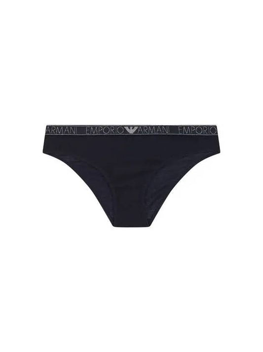 UNDERWEAR Women s Glitter Logo Banding Cotton Briefs Black 271648 - EMPORIO ARMANI - BALAAN 1