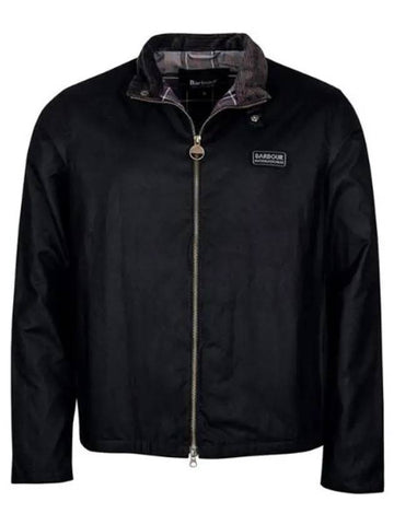 Men's International Mind Wax Jacket Black - BARBOUR - BALAAN 1