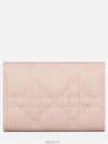 XS Lady Cannage Lambskin Half Wallet Powder Pink - DIOR - BALAAN 5