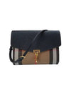 House Check Macken Cross Bag Black - BURBERRY - BALAAN 1