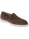 Suede Slipper Loafers Brown - TOD'S - BALAAN 4