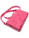 Intrecciato Cassette Cross Bag Cranberry - BOTTEGA VENETA - BALAAN 6