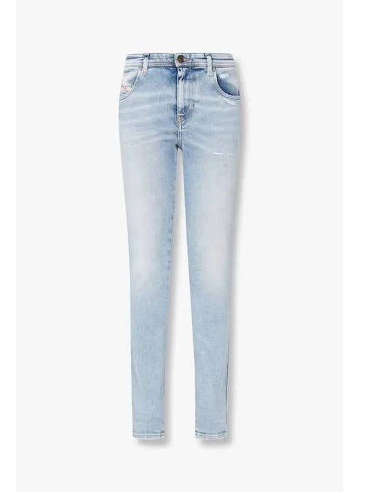 Women s back patch washed skinny jeans 2015 BABHILA light indigo - DIESEL - BALAAN 1