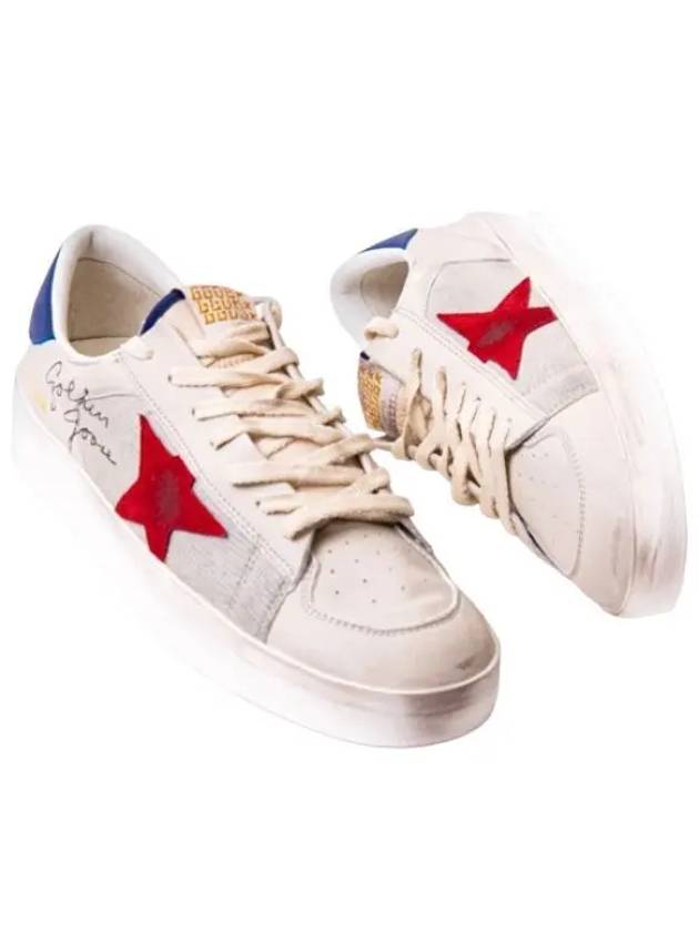 Stardan Blue Top Low Top Sneakers Ivory - GOLDEN GOOSE - BALAAN 2