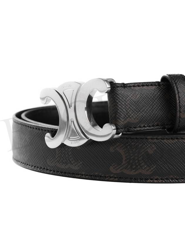 Triomphe Canvas Belt Black - CELINE - BALAAN 6