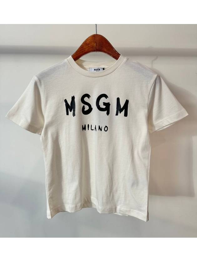 Kids T Shirt F4MSJUTH290 Cream 6 8 10 12 14A - MSGM - BALAAN 1