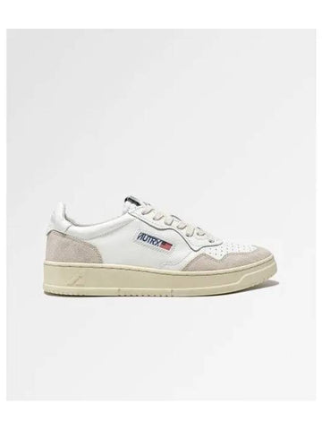 Medalist sneakers in leather and suede white - AUTRY - BALAAN 1