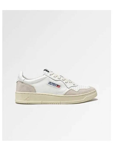 Medalist sneakers in leather and suede white - AUTRY - BALAAN 1