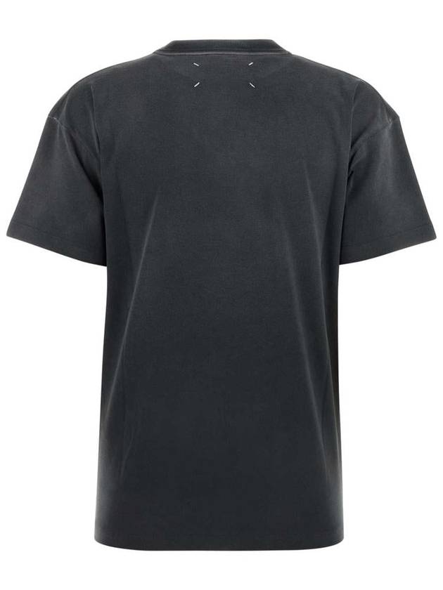 Reverse Logo Short Sleeve T-Shirt Washed Black - MAISON MARGIELA - BALAAN 3