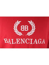 BB Laurel Logo Short Sleeve T Shirt Red M - BALENCIAGA - BALAAN 3