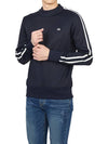 Track Crew Sweatshirt Nautic Blue - AMI - BALAAN 7