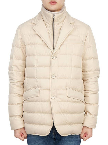 Arendelle Regular Fit Padding Jacket Ivory - HERNO - BALAAN 1