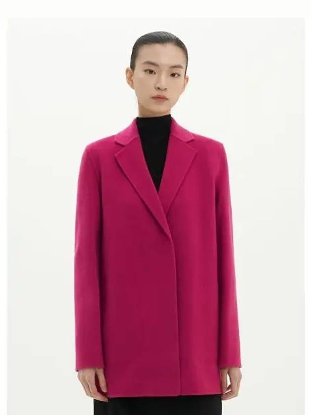 Women s Double Wool Cashmere Blazer Deep Rose Domestic Product GM0024071186159 - THEORY - BALAAN 1