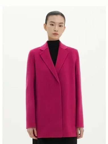 Women s Double Wool Cashmere Blazer Deep Rose Domestic Product GM0024071186159 - THEORY - BALAAN 1