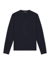 Crew Neck Wool Knit Top Navy - THEORY - BALAAN 2