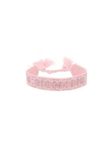 Crystal Embroidery Bracelet Pink - DIOR - BALAAN 1