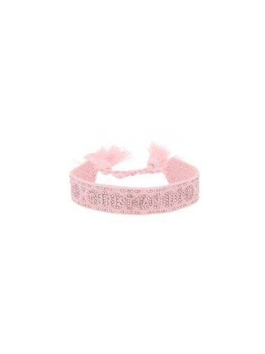 Crystal Embroidery Bracelet Pink - DIOR - BALAAN 1