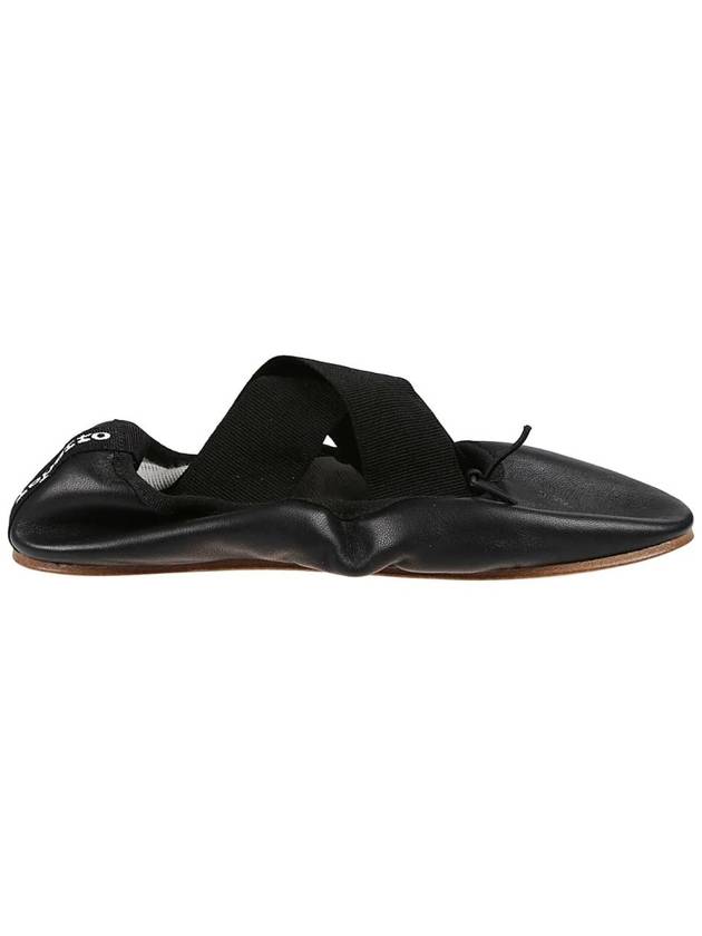 Guiana leather ballerina shoes black - REPETTO - BALAAN 1