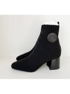 Women's Volver 60 Knit Ankle Boots Noir - HERMES - BALAAN 6