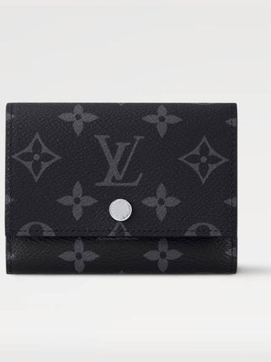 Half Wallet Victor Monogram Eclipse Black M12598 - LOUIS VUITTON - BALAAN 1