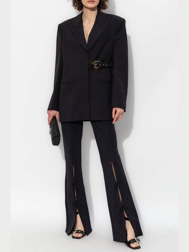 Versace Jeans Couture Blazer With Belt, Women's, Black - VERSACE - BALAAN 2