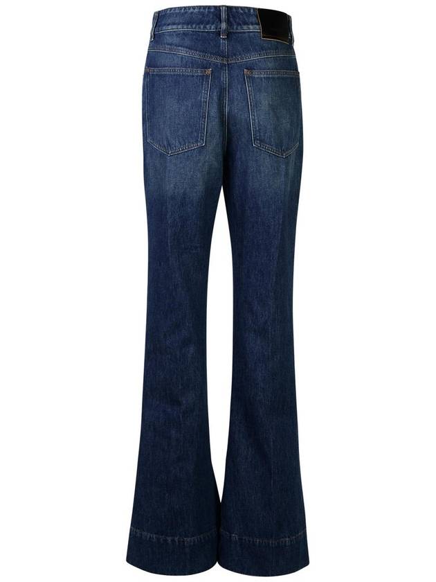 Sportmax 'Robinia' Blue Cotton Jeans - MAX MARA SPORTMAX - BALAAN 3