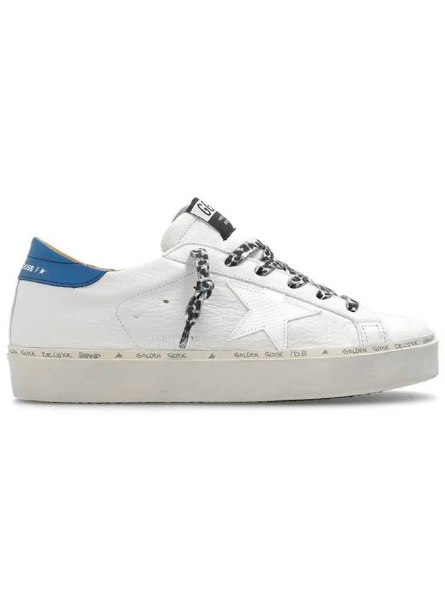 Women's Hi Star Blue Tab Nappa Leather Low Top Sneakers White - GOLDEN GOOSE - BALAAN 2