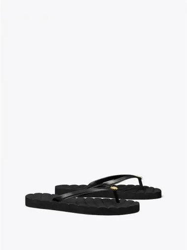 Kira Flip Flop Black Domestic Product - TORY BURCH - BALAAN 1