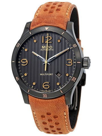 Mido Multifort Automatic Anthracite Dial Men's Watch M025.407.36.061.10 - MIDO - BALAAN 1