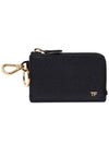 TF Logo Key Holder Black - TOM FORD - BALAAN.