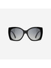 Square Sunglasses Acetate Black Frame Asian Fit - CHANEL - BALAAN 1