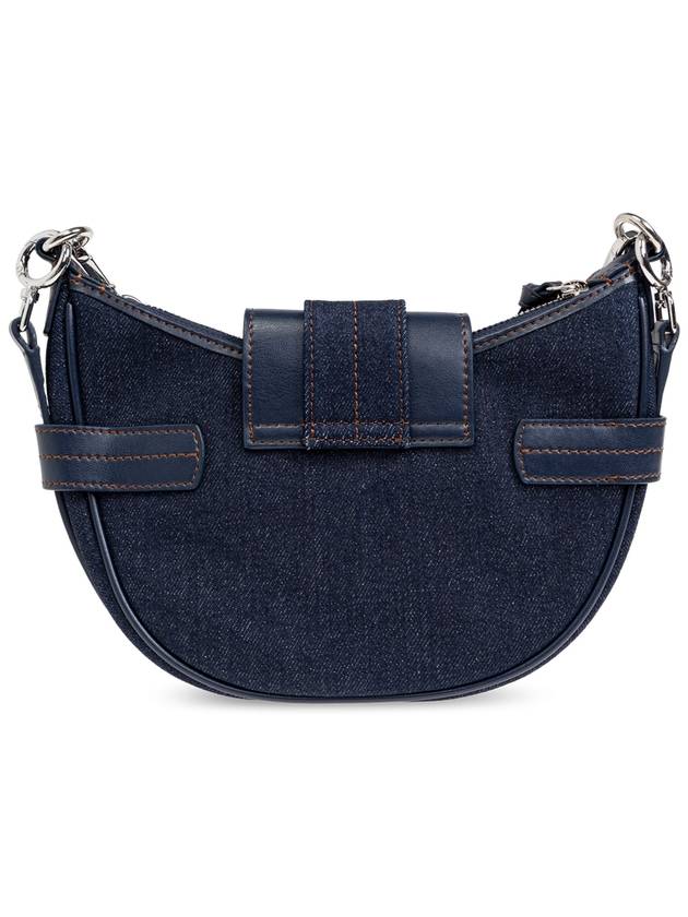 Ganni Denim Shoulder Bag, Women's, Navy Blue - GANNI - BALAAN 3