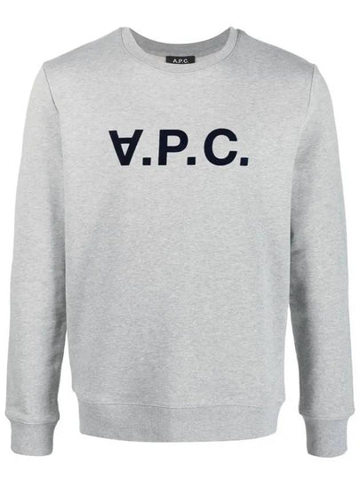 VPC Logo Crew Neck Sweatshirt Grey - A.P.C. - BALAAN 2