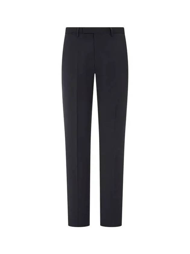 Men s Straight Wool Criss Pants Dark Navy 270504 - EMPORIO ARMANI - BALAAN 1