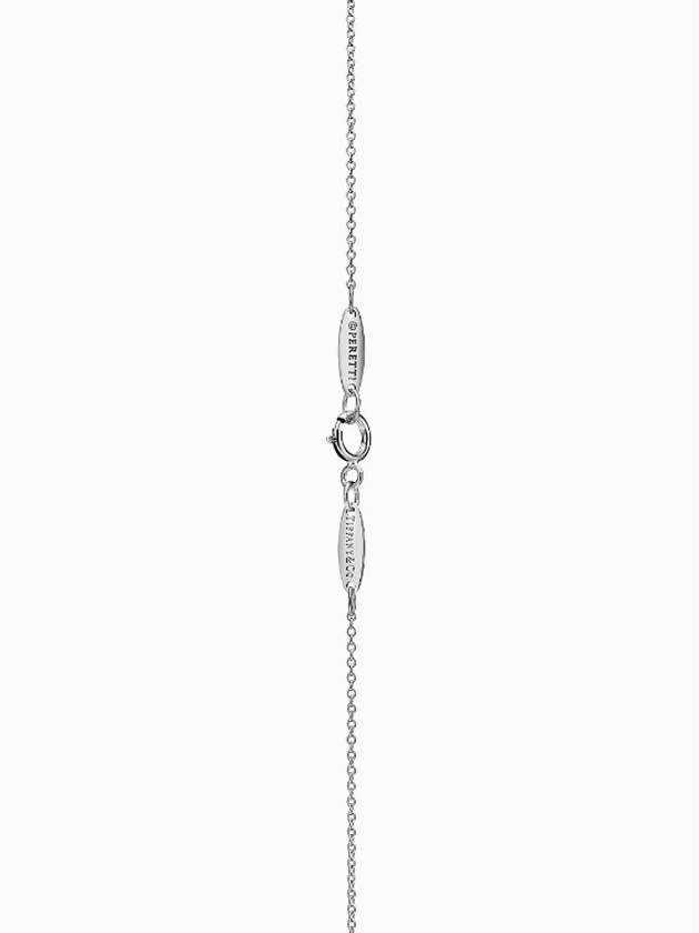 Open Heart Pendant 7MM Necklace Silver - TIFFANY & CO. - BALAAN 5