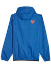 K WAY Hooded Half Zip Up Anorak Blue AZ J502 - COMME DES GARCONS PLAY - BALAAN 5