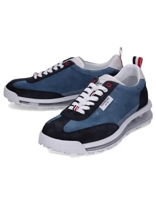 Tech Runner Low Top Sneakers Navy - THOM BROWNE - BALAAN 2