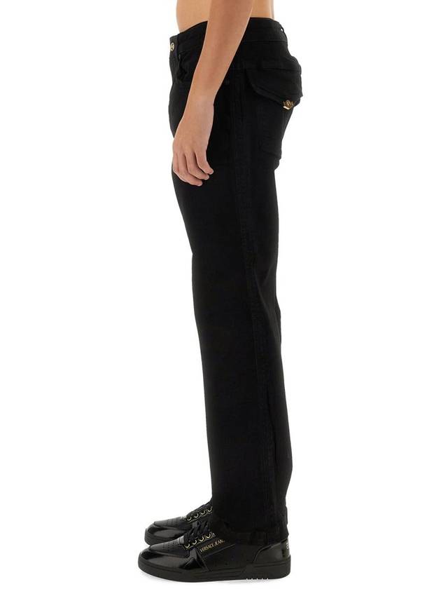 Versace Jeans Couture Cotton Jeans - VERSACE - BALAAN 4