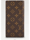 Brazza Monogram Long Wallet Brown - LOUIS VUITTON - BALAAN 5