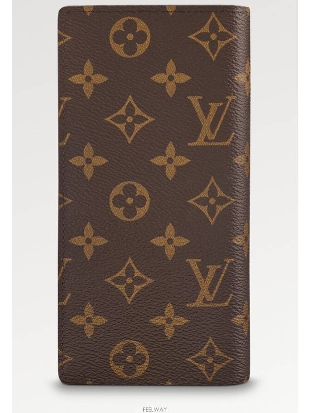 Brazza Monogram Long Wallet Brown - LOUIS VUITTON - BALAAN 5