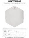 Label Logo Cotton Short Sleeve T-Shirt White - ACNE STUDIOS - BALAAN 3