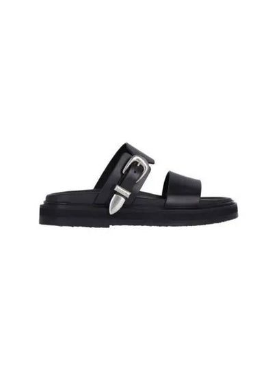 Tippi Calfskin Vegetal Tanning Slippers Black - CELINE - BALAAN 2